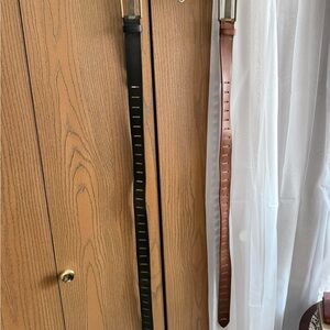 Free People Black and Brown Belt Bags